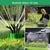OUTO 360 Degree Rotating Sprayer Garden Sprinkler for Watering Plants 