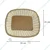 2 Pcs, Brown Handwoven Rectangular Roti Basket for Kitchen, Restaurant, Home & Outdoor Events
