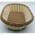 2 Pcs, Brown Handwoven Rectangular Roti Basket for Kitchen, Restaurant, Home & Outdoor Events