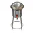 SS 20X30 inch 3 Stand Romali Roti Bhatti with Outer Ignition and 14 inch MS Kadai, Gas Operated