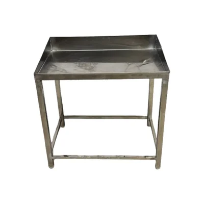 Vinayak Machines Stainless Steel 34X24X32 inch Roti Table With 6 Inch Backsplash