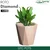 GTC 12" Multi Color Roto Diamond Pot for Balcony, Home Decoration, Hotels  and Resorts(Color-Sandstone)