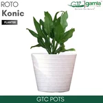 GTC 12" Multi Color Roto Konic Pot Suitable for Balcony , Home Decoration,Gardens, Hotels and Resorts