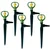 Concorde 1/2 inch Revolving Frame Rotor Sprinkler for Garden Lawn Irrigation Water Sprayers (Pack Of 5)
