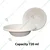 25 Pcs, 24 Oz || 720ml, Disposable Round Bagasse Bowls for Serving Snacks Desserts Sauces & Party Use