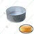 Premium Quality Aluminum ( Pack of 6 Pcs ) 8 inch Round Shape Cake Moulds for Bakeries and Catering Events