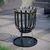 Round Bonfire Pit With Heavy Duty Portable Fire Stand for Camping, Outdoor Campfire Stand 16 inch