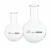 Bello Set of 2 Borosilicate 3.3 Glass Round Bottom Boiling Flask 250ml and 50ml Capacity for Laboratory