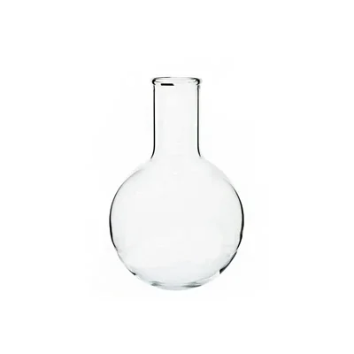 COMETEK 1000ml Borosilicate Glass Laboratory Boiling Flask with Thermal Shock Resistant Round Bottom