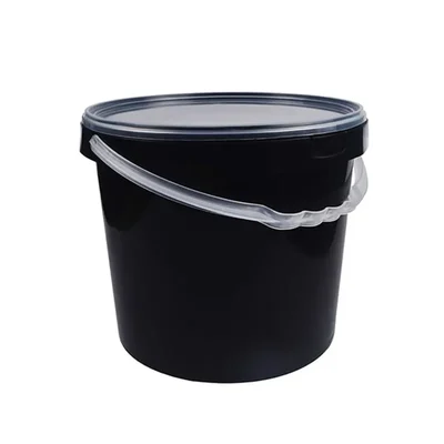 90 Pcs, 2500 ml Black Round Biryani Bucket