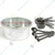 5 inch Aluminum Round Cake Mould Pan with Measuring Cups and Spoons