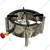 Gurubhai 10 x 10 inch Round Catering Burner with Stainless Steel Body