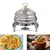 Stainless Steel Round Chafing Dish with Lid 6 LTR