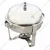 5 Litre Silver Round Stainless Steel Chafing Dish for Hotel