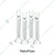 SBT 4pcs of Round Base Measuring Cylinder 250ml, Borosilicate Glass 3.3 for School, College, Laboratory