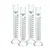 SBT 4pcs of Round Base Measuring Cylinder 250ml, Borosilicate Glass 3.3 for School, College, Laboratory