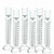 SBT 6pcs of Round Base Measuring Cylinder 250ml, Borosilicate Glass 3.3 for School, College, Laboratory
