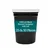 1000ml Black Round Plastic Container with Lid for Food Packaging, Fast Food Serving and Takeaway (Pack-25 Pcs)