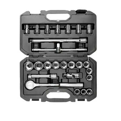 Stanley 1/2" Drive 26 Pcs Round Head Ratchet Set Imperial (STMT45509-LA)