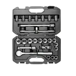 Stanley 1/2" Drive 26 Pcs Round Head Ratchet Set Imperial (STMT45509-LA)