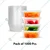 1000 Pcs, 240ml Transparent Round Plastic Container for Food Packaging and Takeaway