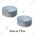 Pack of 2 Aluminium 6 Iinch Round Shape Cake Mould