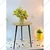 18 Inches Round Shaped Metal Detachable Table Stand For Planters/Pots | Used for Home Decorating Purposes