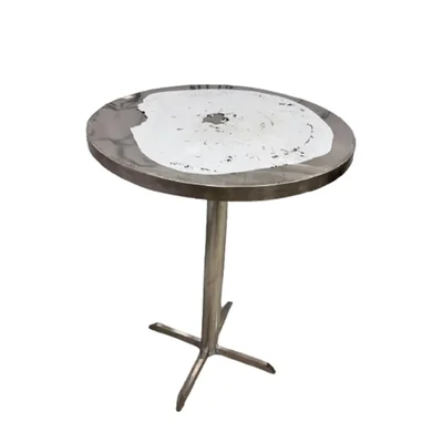 Vinayak Machines 24 inch ( 60.96 Cm) Round Standing Table with Stainless Steel Body