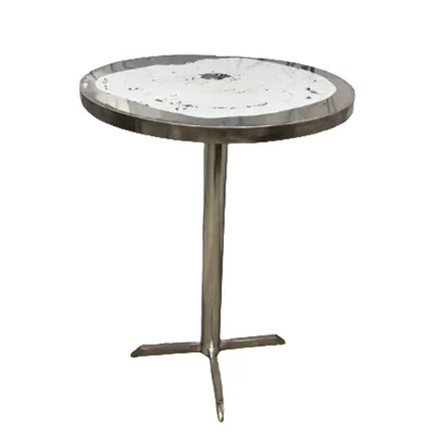 GBE 30 inch Round Standing Table with Stainless Steel Body