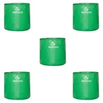 Gardeco 260 GSM UV Treated Premium Quality 12 x 12 inch Round Type HDPE Grow Bag for Home, Garden and Nursery