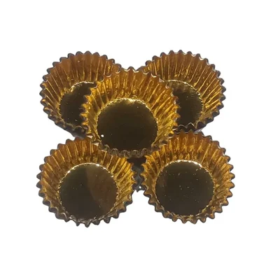 1000 Pcs, 30x18.5 Premium Royal Golden Inside Disposable Baking Cupcake Liners For Wedding, Birthday, Baby Shower