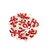 RPES Pack of 10 10m Red & White Plastic Barrier Safety Cone Chain