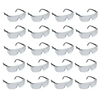 RPES Windproof & Dustproof Clear Safety Goggles(Pack-20 Pcs)