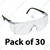 RPES Pack of 30 Windproof & Dustproof Clear Safety Goggles