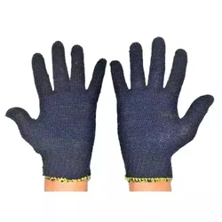 RPES Pack of 60 Blue Free Cotton Knitted Safety Hand Gloves