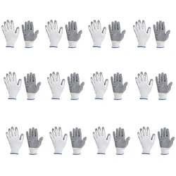 RPES Pack of 12 Nylon Nitrile Coated Safety Gloves | Cut-Resistant & Heat-Resistant For Hand And Finger Protection