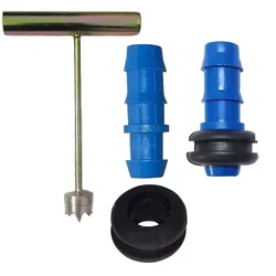 High Quality 16 mm Rubber Grommet,16mm Takeoff (50 pcs) and 16mm Metal Drill Bit Tool (1 pcs) Combo for Drip Irrigation