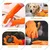 Gripex Orange Industrial Rubber Gloves Offer Excellent Protection Against Chemicals, Abrasions & Punctures(Pack-1 Pair,Size-L)
