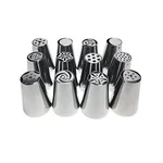 Russian Nozzle Set (Pack of 12) for High Volume Cupcake Design