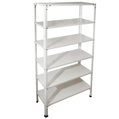 Menage 72 x 41 x 15 Inch 6 Shelves Multipurpose Rack With Accessories ( Ivory)
