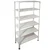 Menage 72 x 41 x 15 Inch 6 Shelves Multipurpose Rack With Accessories ( Ivory)