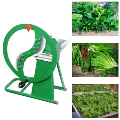 Manual Saag Cutter Toka Spinach Cutter Machine with Stainless Steel Blades