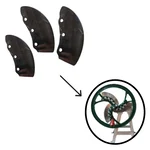 3 Pcs Blade For 10 Kg Manual Saag Cutting Machine, Vegetable Cutter Bhaji Cutter
