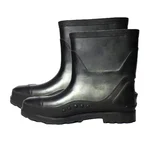 SAFEDOT 9" PVC Waterproof Gum Boots | Durable Rain Boots | All-Weather Protection | ISI Marked | Chemical-Resistant