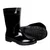 Safe Dot Rubber Sole PVC Material Black Safety Gumboot(Size-6)