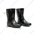 Safe Dot Rubber Sole PVC Material Black Safety Gumboot(Size-6)