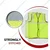 SAFEDOT Pack of 10, 20,50 Pcs 50 GSM Green Safety Jacket With 2-Inch Tape(Pack-10 Pcs)