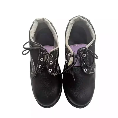Safe Dot Low Ankle PVC Sole Plain Toe Safety Shoes(Size-6)