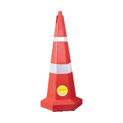 SAFEDOT 1000mm Traffic Cone Hexagon type with Reflective Bands, for Road Safety & Parking - SDTC 08 - 6 kg