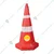 SAFEDOT Pack of 2 Traffic Cone Hexagon type 750mm with Reflective Bands for Road Safety & Parking - SDTC 07 - 4.5 kg